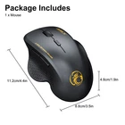 Wireless USB Optical Mice Gaming Mouse Backlit Rechargeable for PC